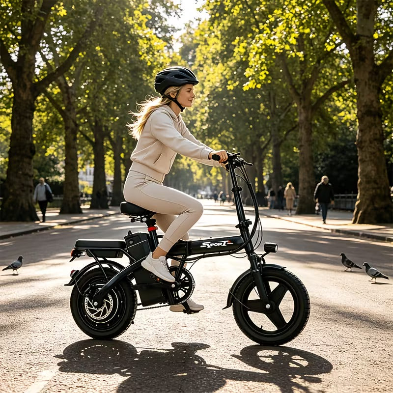 500W Peak-Power, A 48V 6AH Removable Battery, And 14-Inch Tires