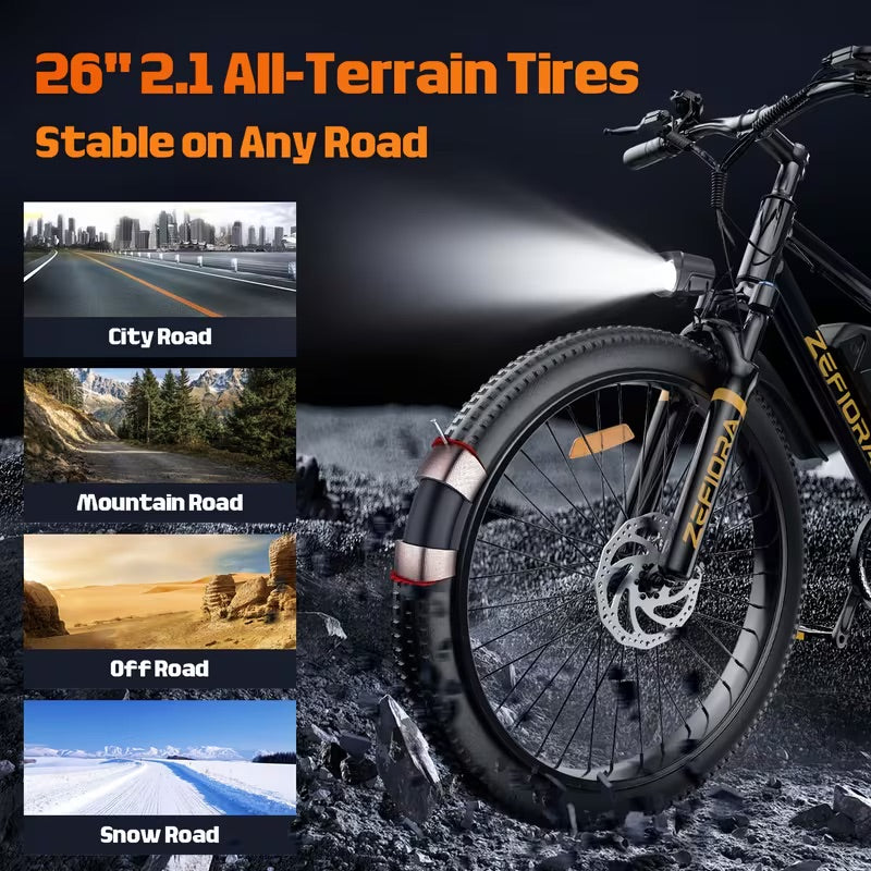 26-Inch All-Terrain Electric Commuter