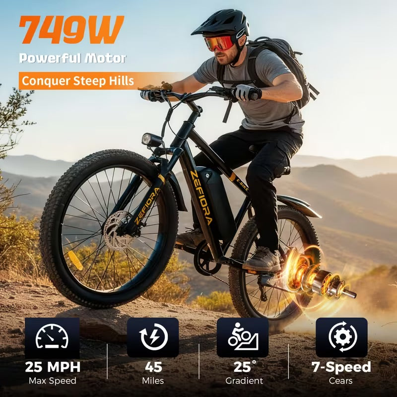 26-Inch All-Terrain Electric Commuter