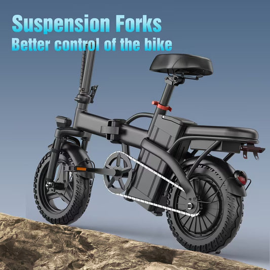 500W Peak-Power, A 48V 6AH Removable Battery, And 14-Inch Tires