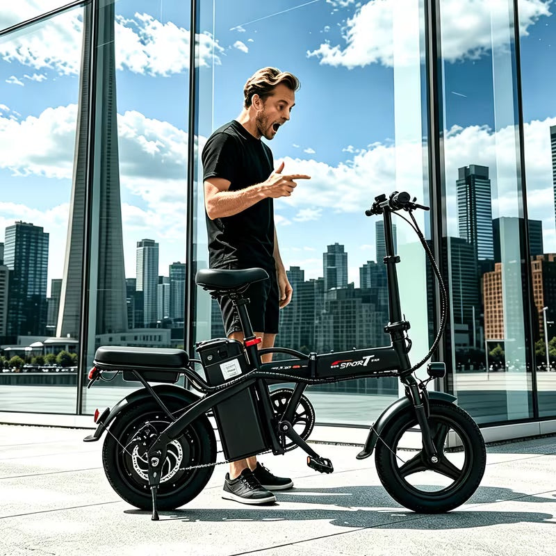 500W Peak-Power, A 48V 6AH Removable Battery, And 14-Inch Tires