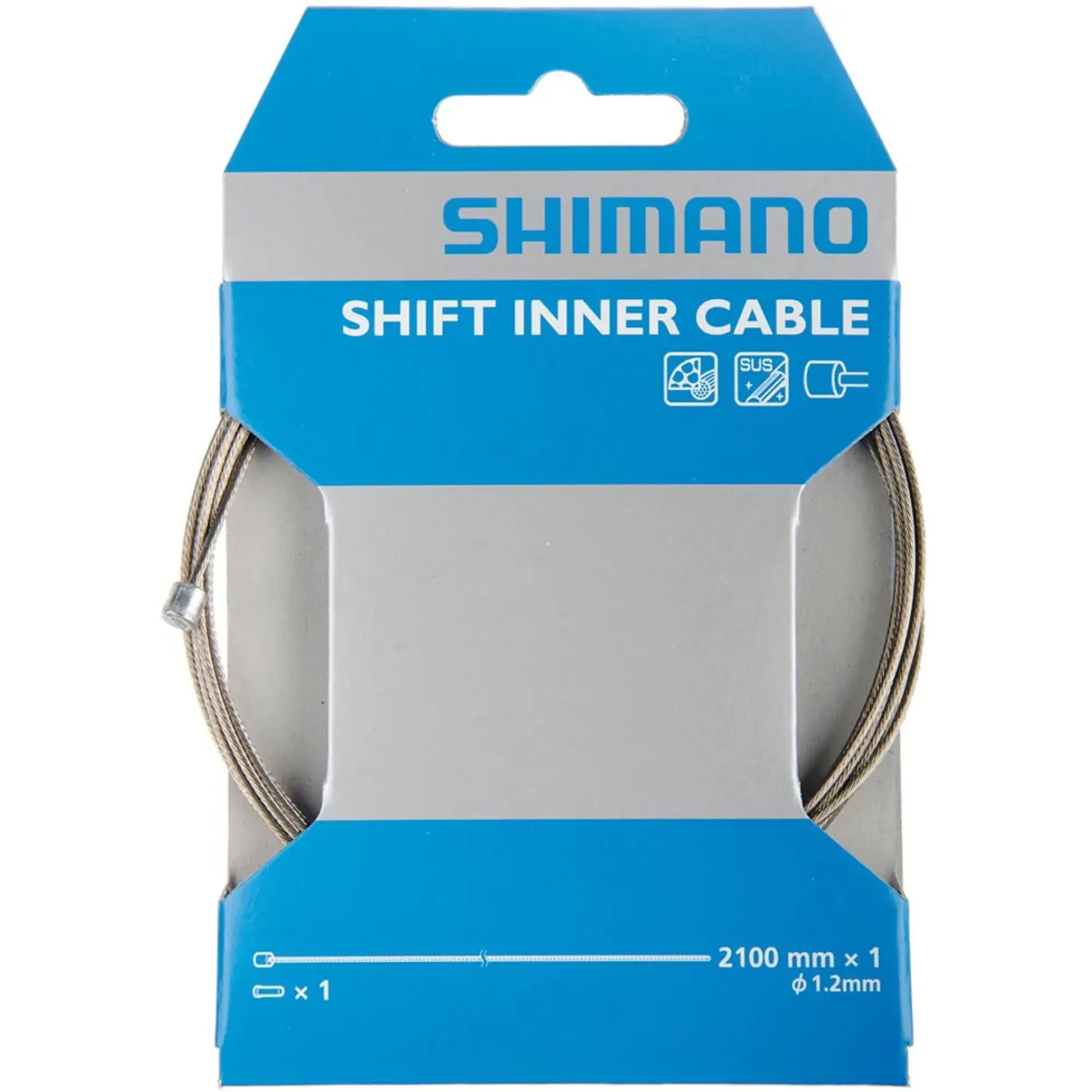 Shimano Stainless Steel SUS Shift Inner Cable 1.2mm x 2100mm
